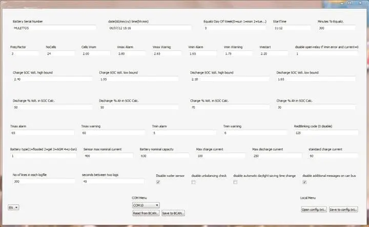 Monitor configurator: herramienta de software para la configuración de los límites de las alarmas y las opciones de almacenamiento.
